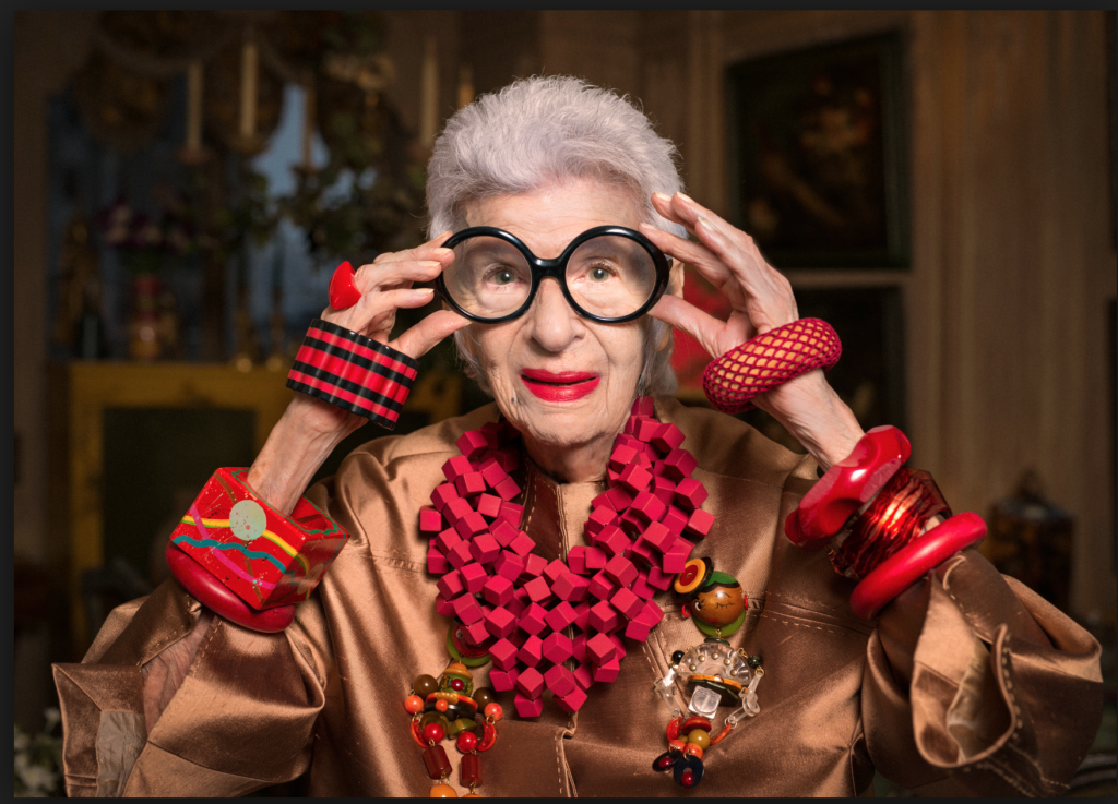 Iris Apfel by Gabriel de la Chapelle